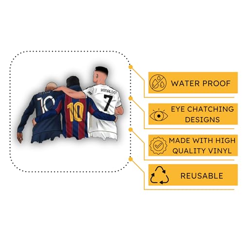 Image of Pack of 35 Random Neymar Jr. Stickers for Laptop /Mobile /Mobile /Journal /Diary /Guiatar etc. (Pack of 35) (Neymar)