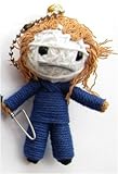 Halloween Michael Voodoo String Doll Keychain