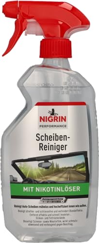 NIGRIN Scheibenreiniger, reinigt mühelos und effizient, reduziert Blendeffekte und Lichtreflektion, 500ml