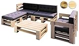 KINDERLEICHTE UND FLEXIBLE MONTAGE! Die Möbel ermöglichen verschiedene Konfigurationen. Sie sehen wunderschön sowohl im Garten, auf dem Balkon als auch im Wohnzimmer aus. Alle Varianten kann man zusammen miteinander verbinden.