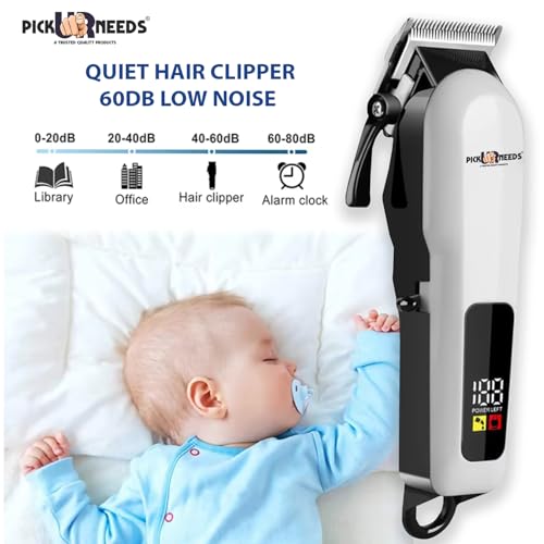 Image of Pick Ur Needs Professional Hair Cutting Machine Rechargeable Hair Clipper /Trimmer For Men With LED Smart Display Shaver For Men