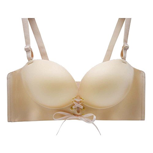 Image of FallSweet Add Two Cups Bras Brassiere for Women Push Up Padded Unlined