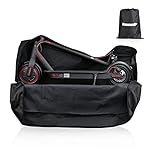 Rhinowalk Foldable E-Scooter Carrying Bag Portable Electric Scooter Storage Bag Transport Case for Outdoor Travel Riding Commuting (Black - 48.8" x 8.7" x 18.1")