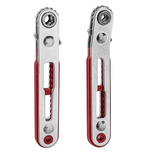 Treki 2PCS Mini Llave de Carraca Llaves de Destornillador de Trinquete de 90 Grados Destornillador de Carraca Reversible para Reparación Mini Cabeza de Codo Mango de Destornilladors