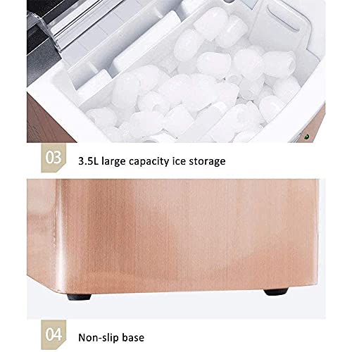Máquina portátil para hacer cubitos de hielo miniatura 7