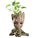 boxod Flowerpot Treeman Baby Groot Succulent Planter Cute Green Plants Flower Pot with Hole Pen Holder (Hand Heart)