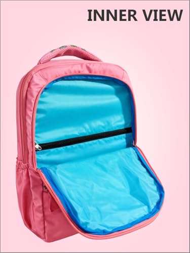 Image of PB Pearlbags 18L Printed Casual Backpack,3 Compartment,Premium Fabric,Water Resistant Anti Theft,School & College Bag for Boys and Girls,Office & Travel Bag for Men and Women,45X30X13 Cms
