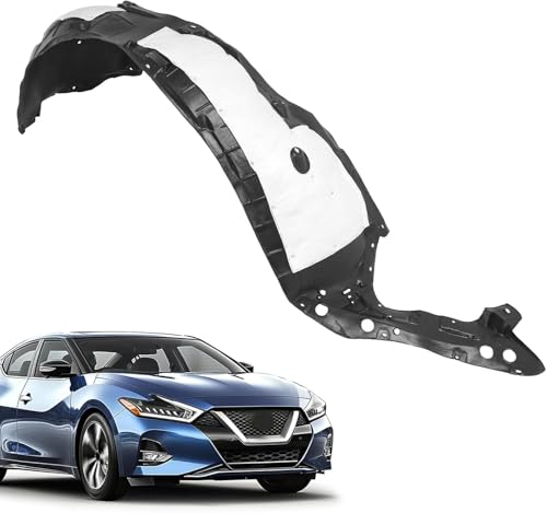 JMTAAT Front Right Fender Liner Panel Compatible with 2016-2023 Nissan Maxima With Insulation Foam Replacement for 638404RA1D NI1249159 Inner Wheel Liner Splash Shields Guard Passenger Side