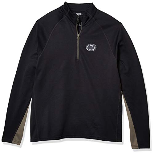 OTS NCAA Penn State Nittany Lions Men s Poly Fleece 1 4-Zip Pullover, Logo, Large