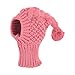 Baoblaze Crocheted Snood Funny Cap Pets Winter Warm Knitted Hat Soft,Puppy Beanie Warm Dog Hat for Holiday Dress up Props Dogs Gifts, M