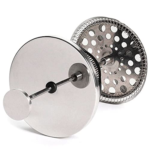 Cafeteira Francesa Pressão French Press Inox E Vidro 600 Ml