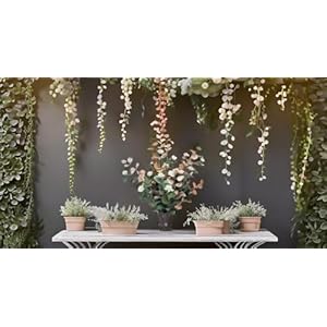 UiiziC Artificial Flowers Little Lotus Wedding Bouquets Fake 6pcs Plastic Leaves Flowers for Home Party Hotel Centerpieces Decorations (Frost-Green and Beige) UiiziC Artificial Flowers Little Lotus Wedding Bouquets Fake 6pcs Plastic Leaves Flowers for Home Party Hotel Centerpieces Decorations Frost Green and Beige