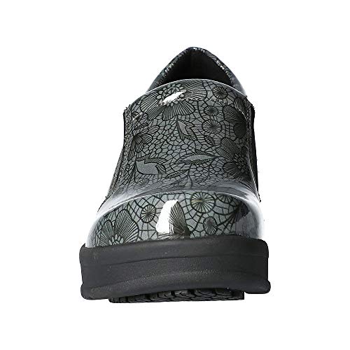 Easy Works By Easy Street Womens Appreciate Floral Slip Resistant Soft Toe Work Safety Shoes Casual - Grey - Size 8.5 B #TOP4