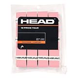 HEAD Unisex-Adult Prime Tour 12 pcs Pack Tennis Griffband, pink, One Size
