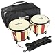 Bongo Rockjam RJ-100301 7 und 8 Zoll Set mit gepolsterter Tasche