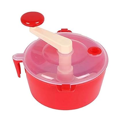 jayk enterprise Food Grade 3 in 1 Atta Kneader, Atta Maker, Dough Maker (Red)