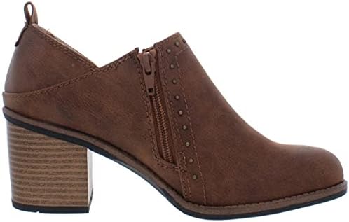 WHITE MOUNTAIN Shoes DENTON Women's Heel, COGNAC/WAXY/FABRIC, 11 M Review | Image 2
