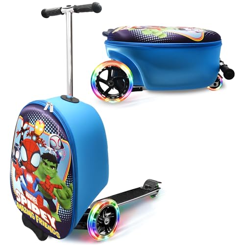 Marvel Spiderman Ride On Scooter Suitcase