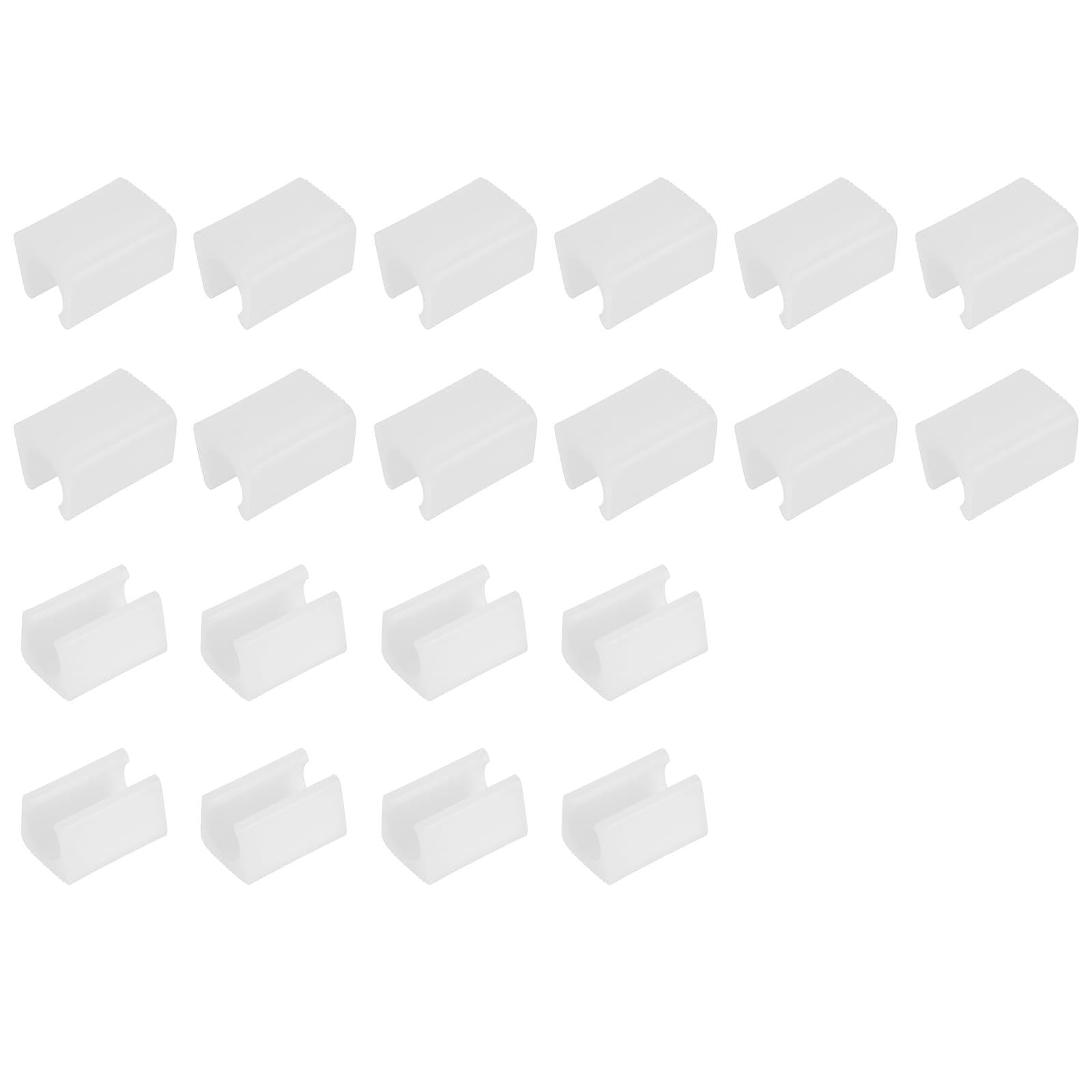 Capuchons en plastique de 14mm pour protéger le parquet du salon des chaises