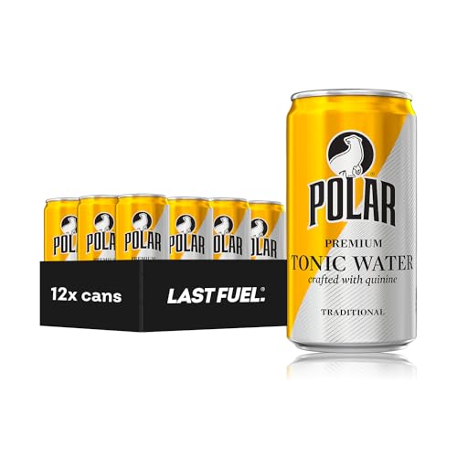 Image of LastFuel. Polar Tonic Water - 24pk 7.5oz Cans | Crisp Flavor, Perfect Fizz, Essential Mixer | Crafted with Natural Quinine