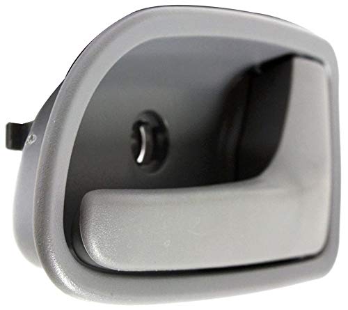 Evan Fischer Interior Rear Door Handle Compatible With 2003-2005 Kia Rio Gray Sedan/Wagon Passenger Side #TOP1