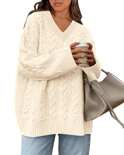 Okiwam Women's Oversized Sweaters Fall 2025 Long...