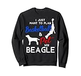 Photo Gallery beagle funny basketball dog owner lover xmas gift felpa Photo Gallery beagle funny basketball dog owner lover xmas gift felpa