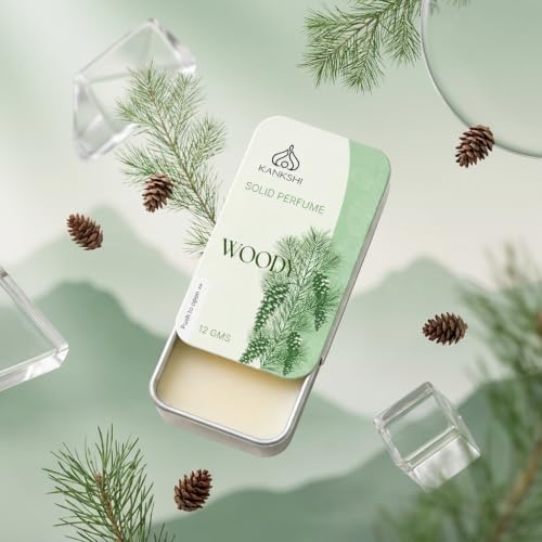Image of Unisex Woody Solid Perfume Solid Perfume 12GM - Skin Friendly Pocket Size - Luxury Solid Perfume for Men & Women - Long Lasting Scent - Ideal for Travel & Daily Use