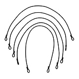 HONITANO 5stücke Teiliges Bungee Cord Elastische Trampolin Ersatz Spanngummis Strap Für Trampolinzubehör Hochbelastbar Und Abriebfest Für Zeltbefestigung Und Fitnessgeräte