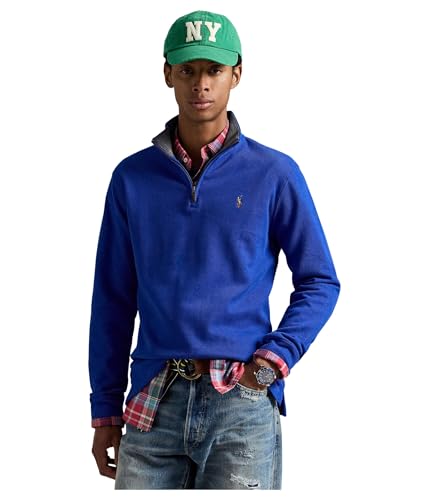 Pullover homme col zippé Ralph Lauren Estate, idéal du bureau aux sorties du week-end