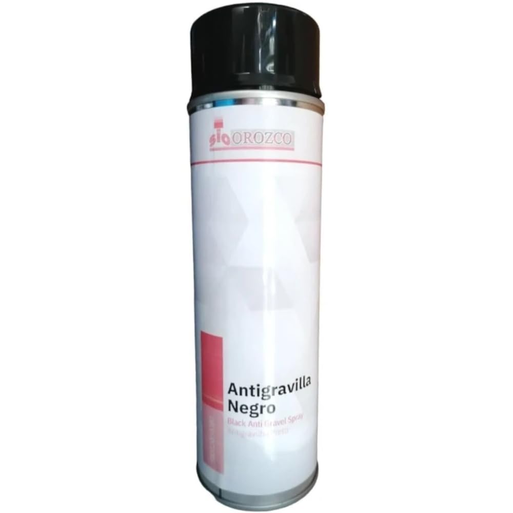 6 x lakier samochodowy w sprayu ochronnym, czarny, 500 ml.