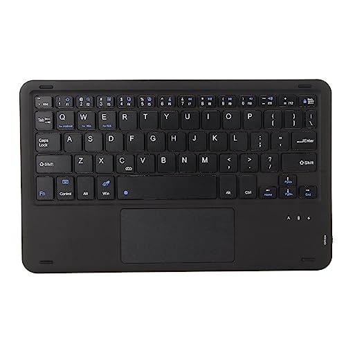 Funda con Teclado Táctil para Tabletas de 11,5 Pulgadas, Funda con Teclado Bluetooth Desmontable, Diseño Versátil y Ligero (Negro)