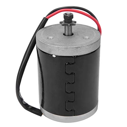 Electric Brushed Motor, 12V 120W High-Speed Small Brushed Motor, Permanent Magnet DC Gear Motor with Belt Pulley for Electric Scooters, E-Bikes, Robotics, and UAVs