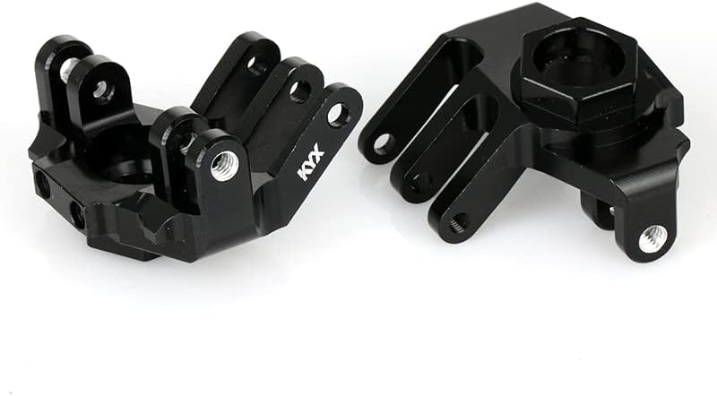 KYX Racing Aluminum Alloy AR14B Front Axle Steering Knuckle Upgrades Parts Accessories for 1/10 RC Crawler Car Axial RBX10 RYFT