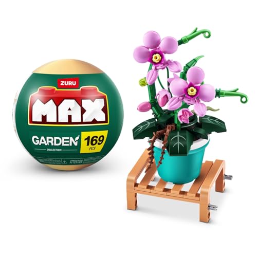 ZURU Max Premium Garden Pot Plants : Phalaenopsis �Y�[���[ �}�b�N�X�v���~�A�� �K�[�f�� �|�b�g�v�����g : �R�`���E���� 169�s�[�X �~�j�`���A�u���b�N�R���N�V���� �J�v�Z���g�C ���K�i