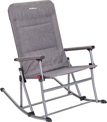 Berger Terni Silla Mecedora Plegable, Gris, 47 x 39 cm