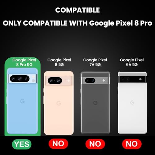 Image of amazon basics Shockproof Back Case Cover for Google Pixel 8 Pro 5G | 360 Degree Protection | Slim Protective Case | Anti-Scratch Tough TPU Case for Google Pixel 8 Pro 5G (Blue)