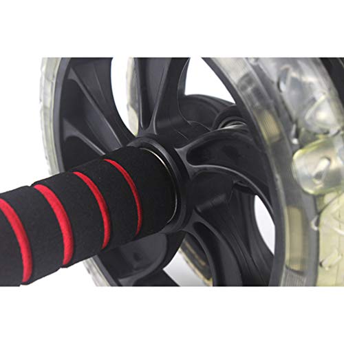 BESPORTBLE - Rolo de exercícios abdominais para treino de abdômen, roda, equipamento de ginástica pa