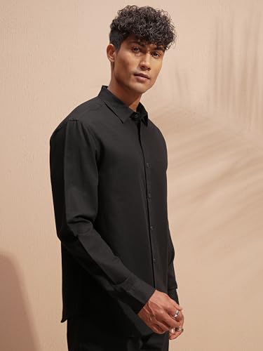 Image of Highlander Men's Relaxed Fit Casual Shirt | Cotton Linen | Relaxed fit | Full Sleeves