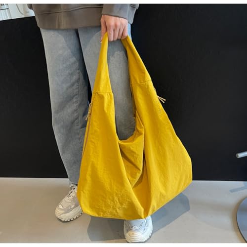 Nylon Slouchy Tote for Men Women