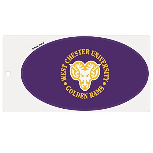West Chester University Primary Logo Automotive Car Refrigerator Locker Vinyl Euro Oval Magnet