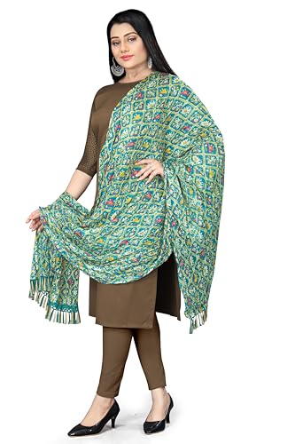 Women's Silk Dupatta Rajasthani Traditional Silk Bandhej Printed Scarf Bhandhani Dupatta Wrap for Women & Girls2