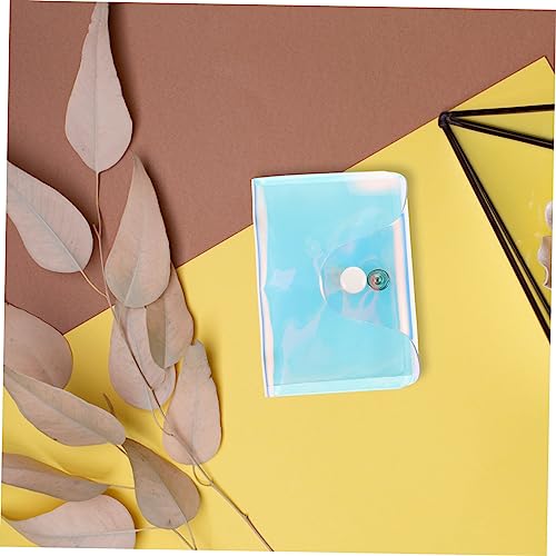 VALICLUD Hologram Clear Transparent Bag Organizer Position Holographic Credit Holder for Travel Sports Shopping Stylish Design for Women4