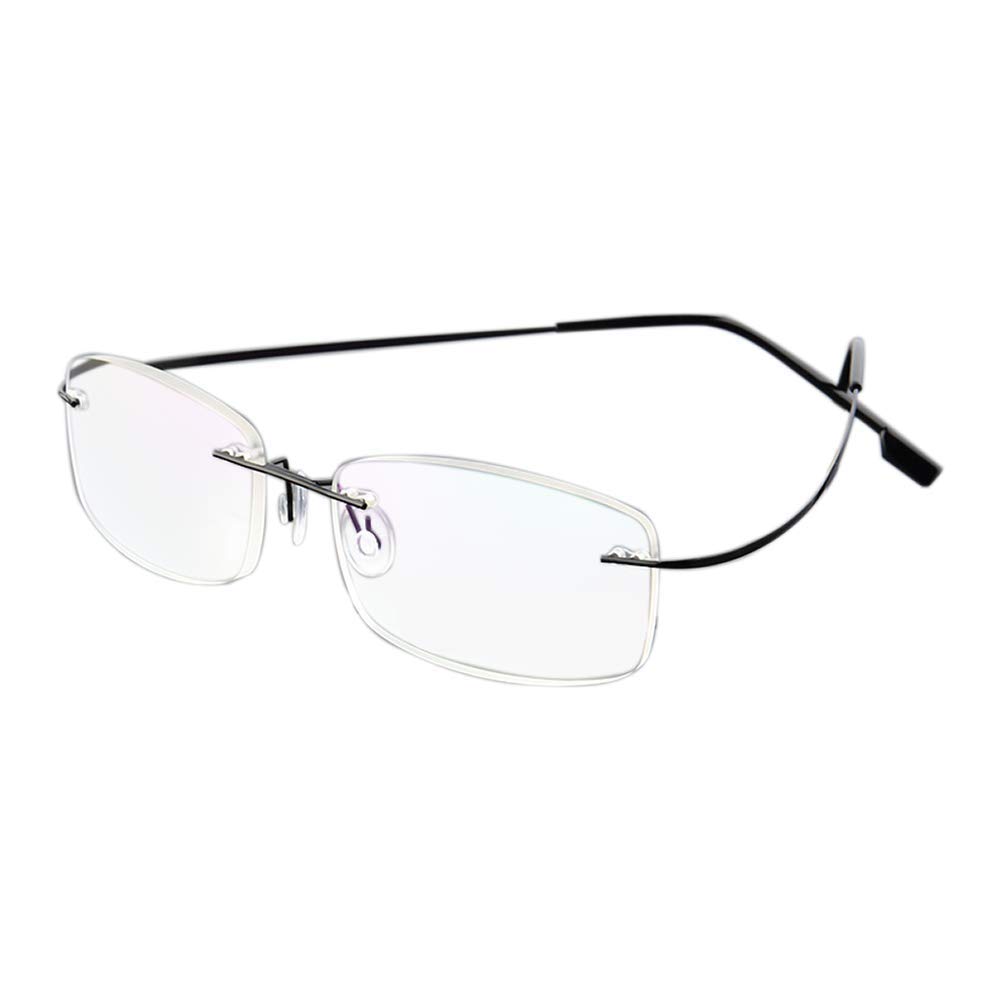 Randlos Lesebrille super Light Titan Lesehilfe für Damen und Herren