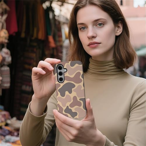 Coque protection Samsung Galaxy S25 Plus hybride antichoc camouflage