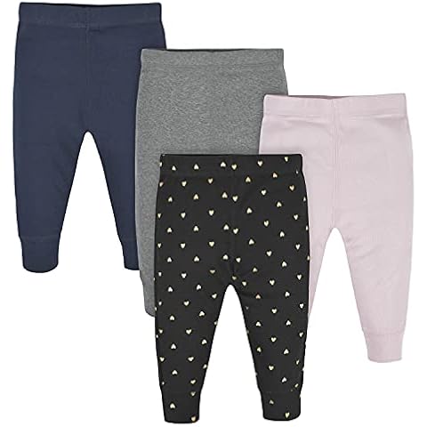 Gerber Baby Girls Active Pants Set, Hearts Cover