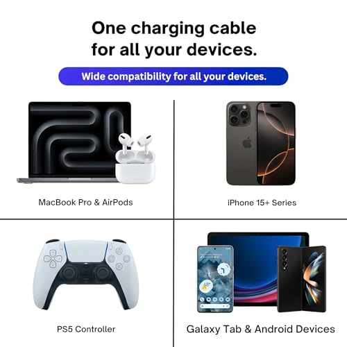 Image of PHILIPS DLC7130CT 100W Magnetic Type-C to Type-C Fast Charging Cable (1m, Crystal Teal) | Nylon Braided | Compatible with iPhone 15+ Series, USB-C iPad Models, Samsung Galaxy & All Type C Devices
