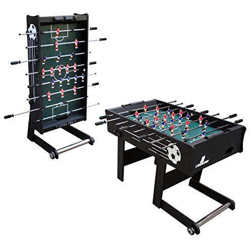 COUGAR Scorpion Kick Tischkicker | Kickertisch in Schwarz klappbar | Fußballtisch inkl. 2 Bälle & Punktezähler | Indoor Tischfußball für Kinder & Erwachsene | Maße 122x61x80 cm COUGAR Scorpion Kick Tischkicker | Kickertisch in Schwarz klappbar | Fußballtisch inkl. 2 Bälle & Punktezähler | Indoor Tischfußball für Kinder & Erwachsene | Maße 122x61x80 cm