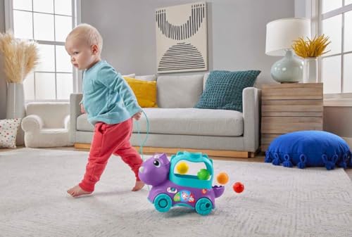 Image of Fisher-Price Ball Fun Pull-Along Dino, Version: UK-English, HNR50