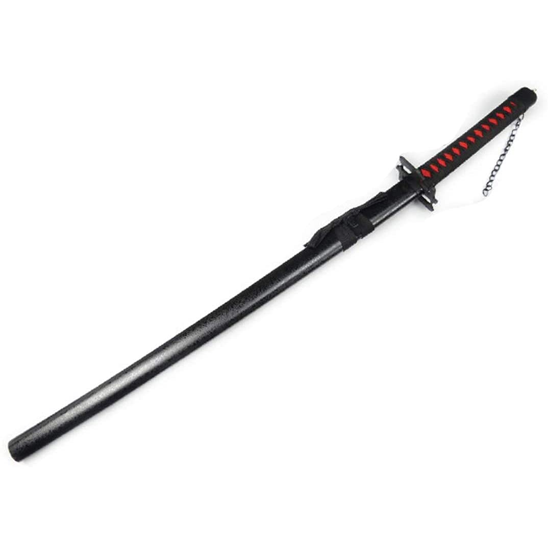 Uvency Kurosaki Ichigo Blade Cos Wooden Sword Bleach Prop Model, For Anime Lovers Cosplay Props Toys Slayer Blade Decorative Weapon Toys Animation Exhibition Decorative Ninja Sword Decorative Toys/T